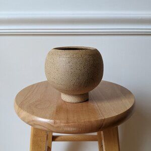 AnniesPotteries Raw Clay Ball Planter